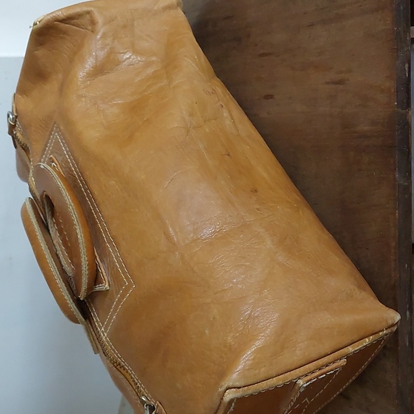 Vintage Suede Leather Carriel Yidi Zipper Camera Bag/Satchel *FINAL PRICE* ♡♡ - Picture 3 of 16